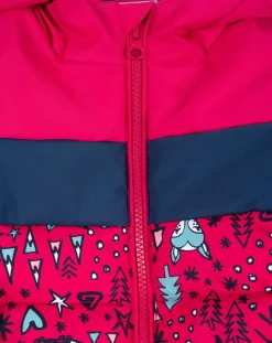 Veste de ski Looney rose/bleu-Degré 7 Online