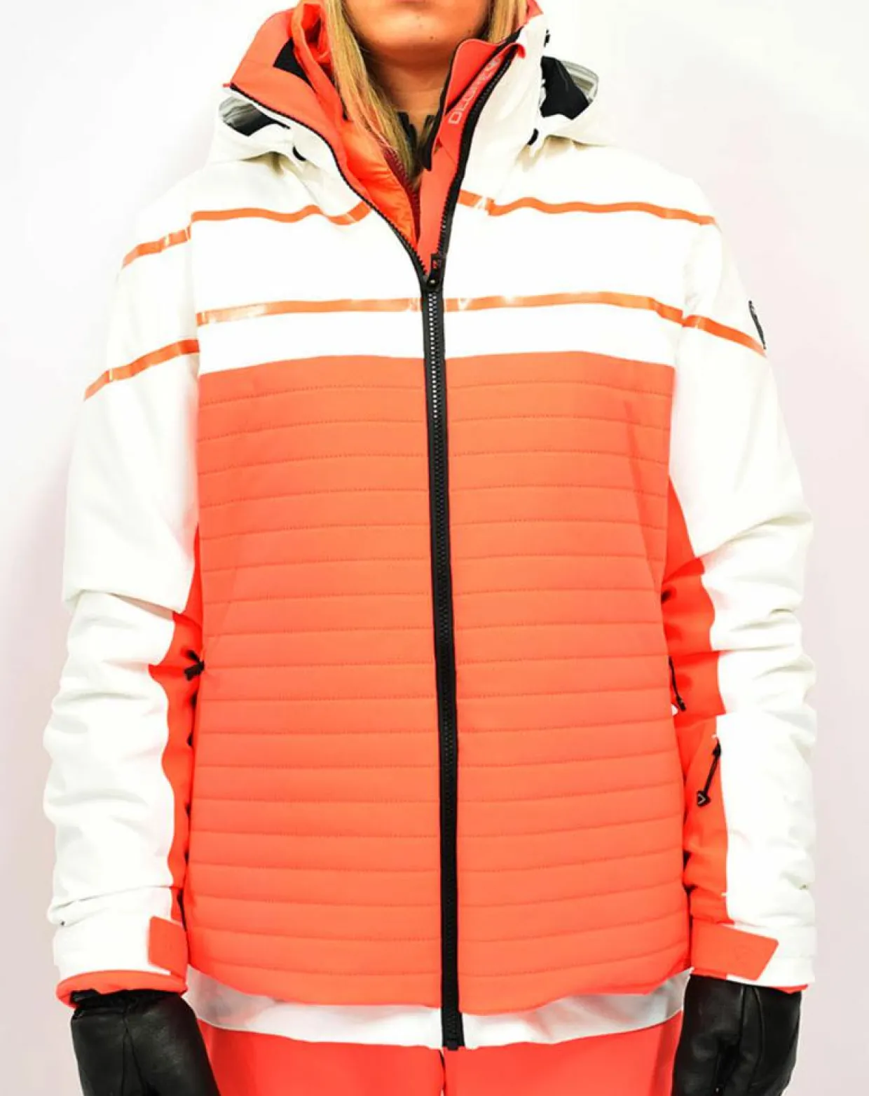 Femme Degré 7 Manteaux^Veste de Ski Loriaz blanc/orange