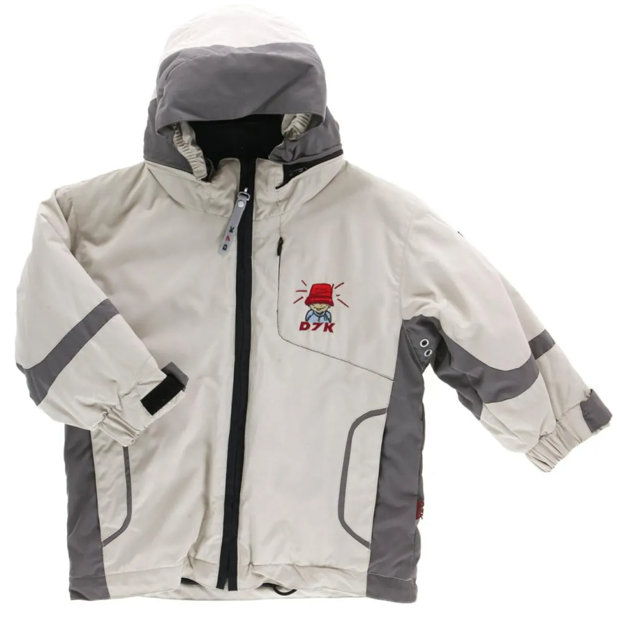 Enfant Degré 7 Garçon^Veste de ski Luge beige
