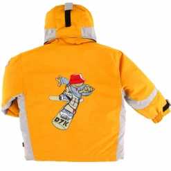 Enfant Degré 7 Garçon^Veste de Ski Luge jaune/gris