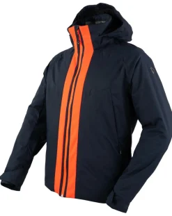 Homme Degré 7 Vestes, Blousons^Veste de ski Miage bleu foncé/orange