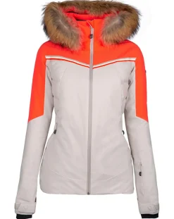 Veste de ski Sassiere grès/orange-Degré 7 Discount