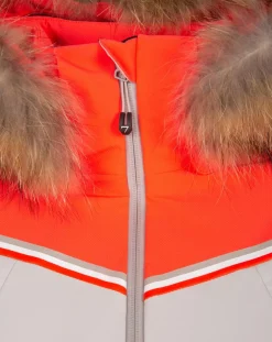 Veste de ski Sassiere grès/orange-Degré 7 Discount