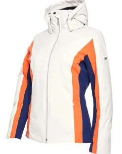Femme Duvillard Manteaux^Veste de ski Sella écru/orange