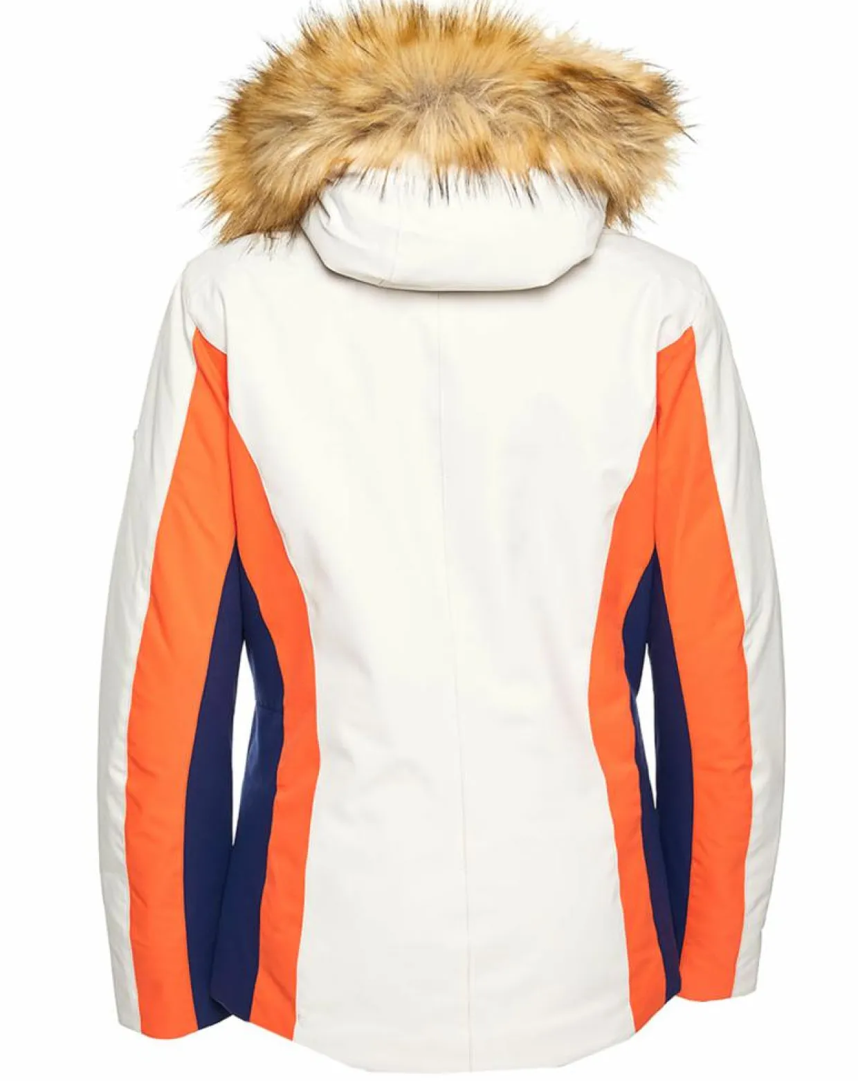 Femme Duvillard Manteaux^Veste de ski Sella fausse fourrure écru/orange