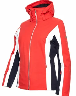 Femme Duvillard Manteaux^Veste de ski Sella rouge