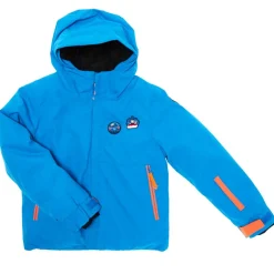 Enfant Degré 7 Garçon^Veste de ski Sledge bleu électrique