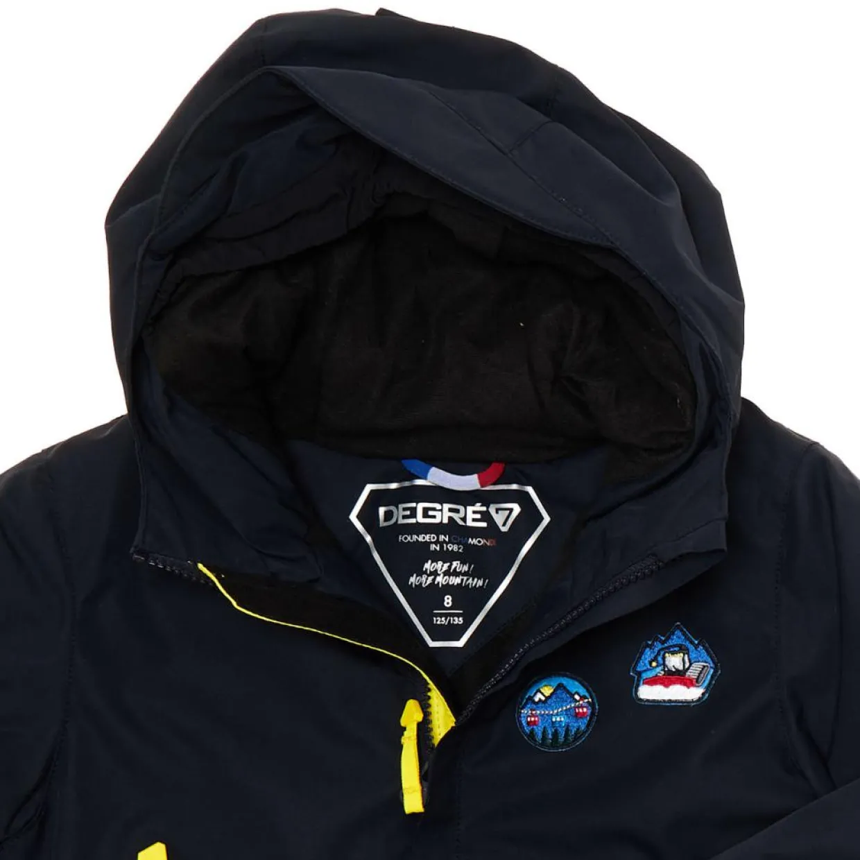 Enfant Degré 7 Garçon^Veste de ski Sledge bleu foncé