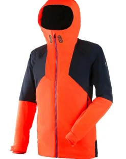 Homme Degré 7 Vestes, Blousons^Veste de ski Spencer orange fluo/marine