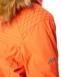 Veste de ski Triolet fausse fourrure orange-Duvillard Clearance