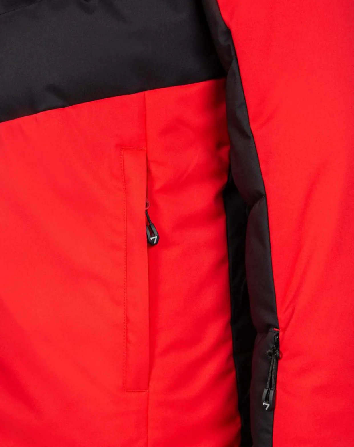 Veste de ski Ubay rouge-Degré 7 Discount