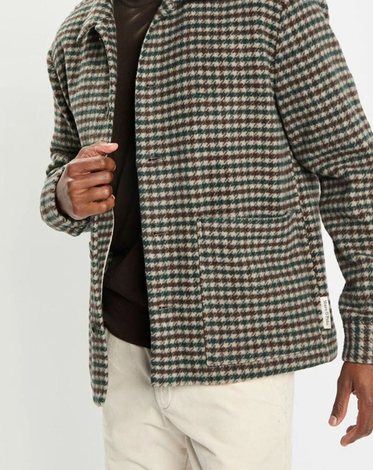 Veste de travail en Laine mélangée Manteco multicolore-Marc O'Polo Hot