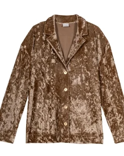 Veste d'intérieur en velours Platine dorée-Le Chat Best