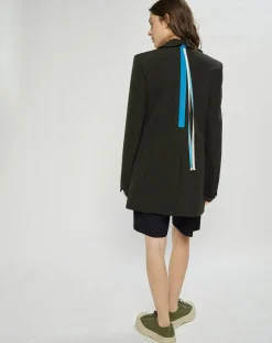 Femme Nina ricci Vestes, Blousons^Veste Double Breasted kaki foncé