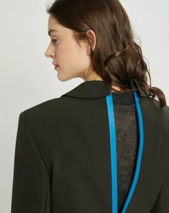 Femme Nina ricci Vestes, Blousons^Veste Double Breasted kaki foncé