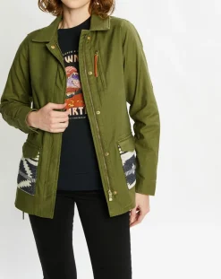 Veste droite Militaire kaki-Scotch & Soda Outlet