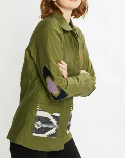 Veste droite Militaire kaki-Scotch & Soda Outlet