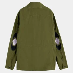 Veste droite Militaire kaki-Scotch & Soda Outlet