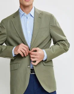 Veste en Coton Canvas kaki-Hackett London New