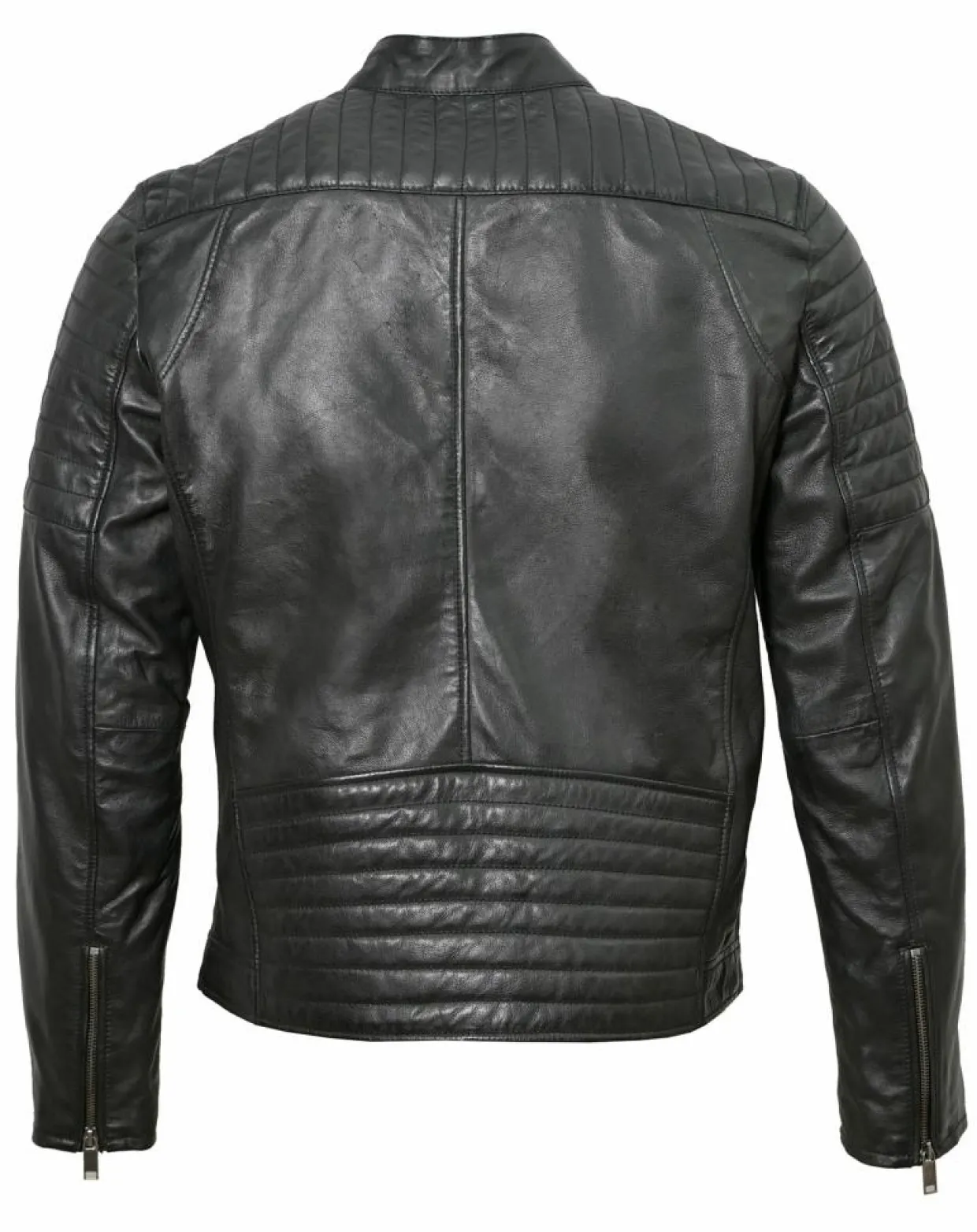Homme Blue Wellford Vestes, Blousons^Veste en Cuir Blagnac noire