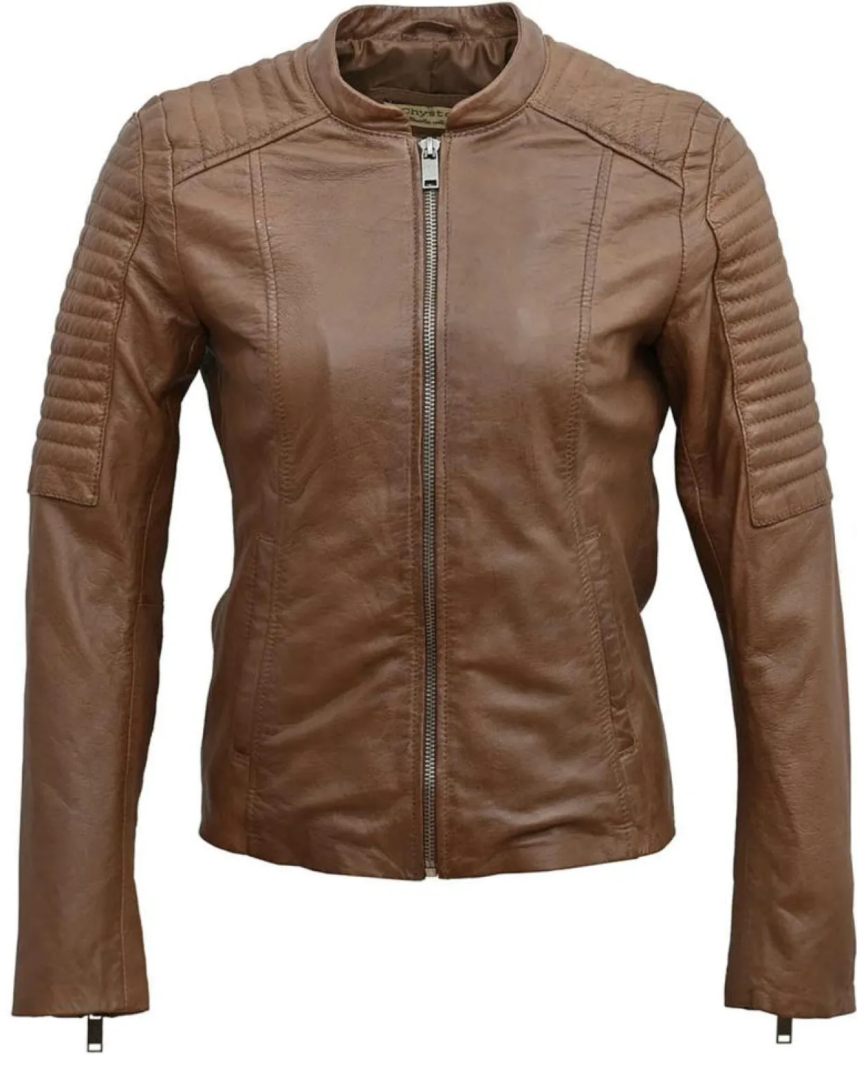 Femme Chyston Vestes, Blousons^Veste en Cuir Cheyenne cognac