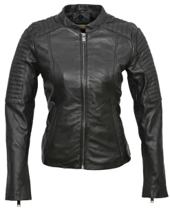 Femme Chyston Vestes, Blousons^Veste en Cuir Cheyenne noire