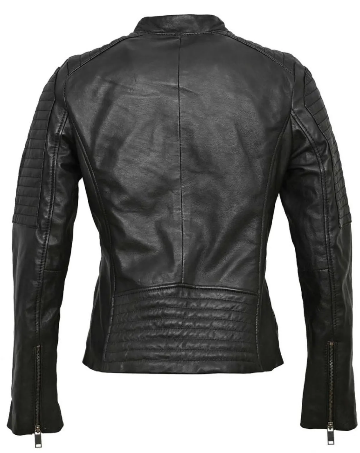 Femme Chyston Vestes, Blousons^Veste en Cuir Cheyenne noire