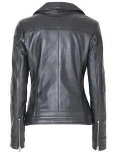 Femme Blue Wellford Vestes, Blousons^Veste en Cuir Ciara noire