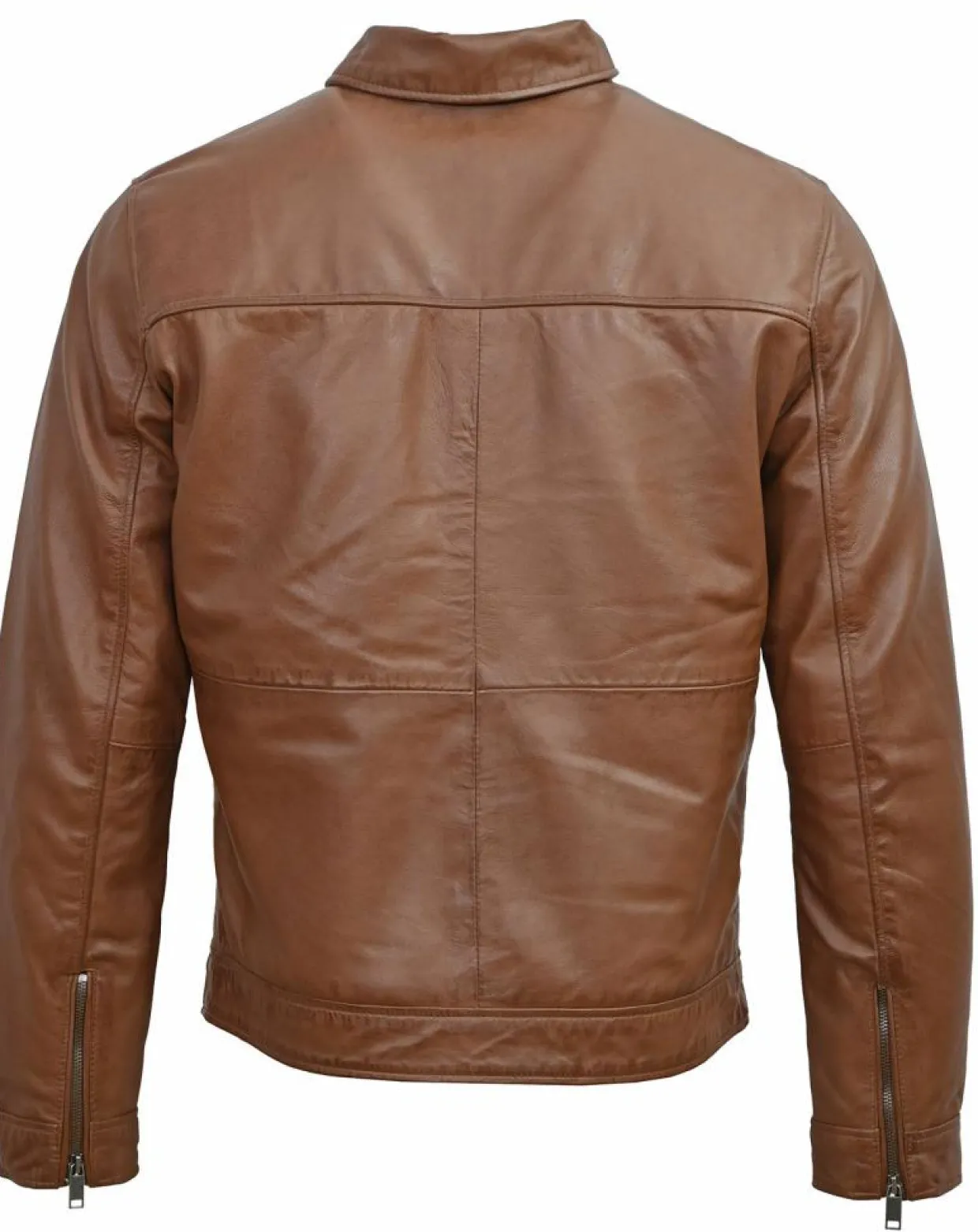 Veste en Cuir Conall cognac-Chyston Clearance