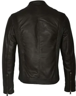Veste en Cuir Corto marron foncé-Blue Wellford Hot