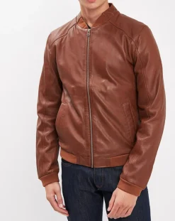 Femme Blue Wellford Vestes, Blousons^Veste en Cuir Douro cognac