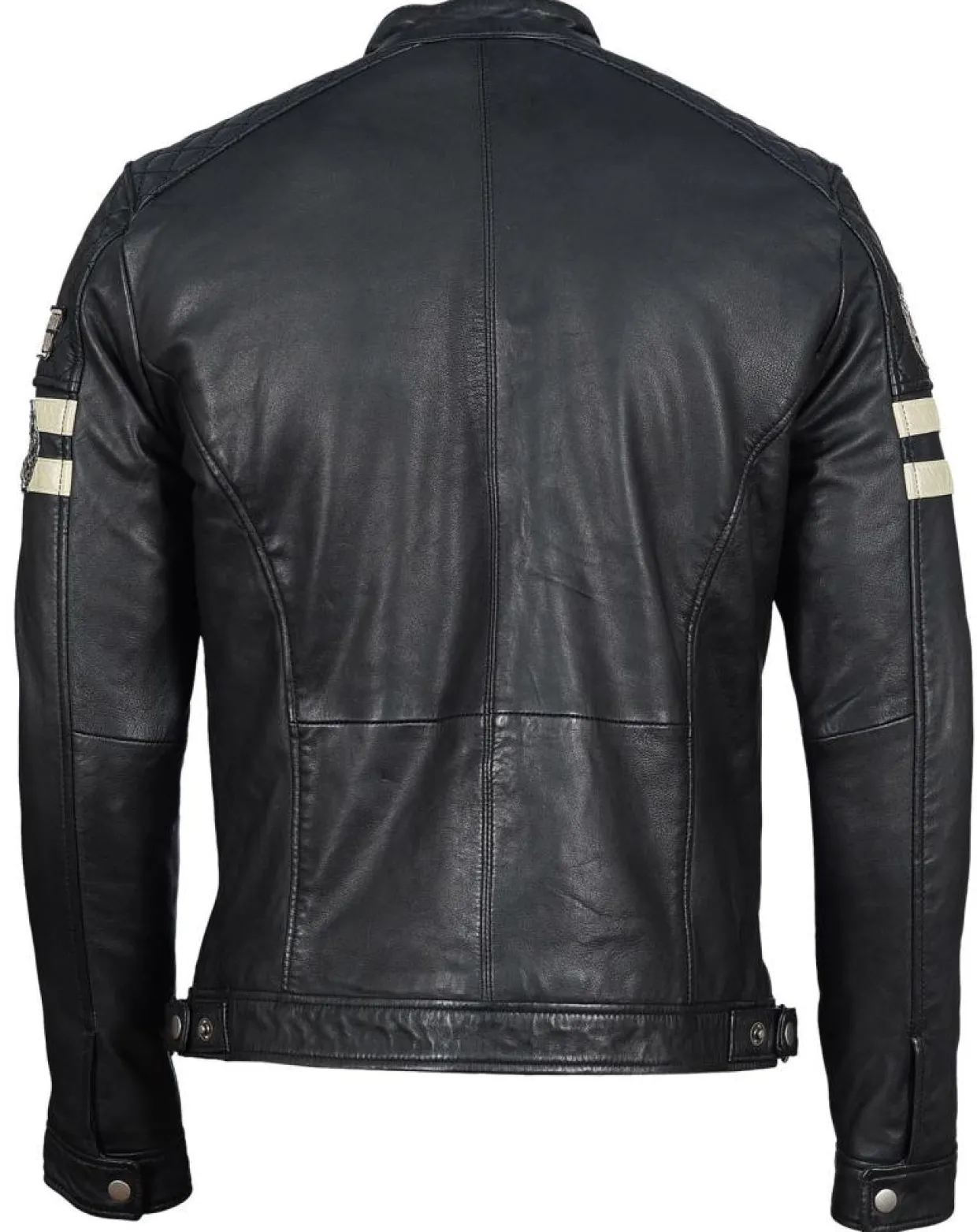 Homme Chyston Vestes, Blousons^Veste en Cuir Harty noire