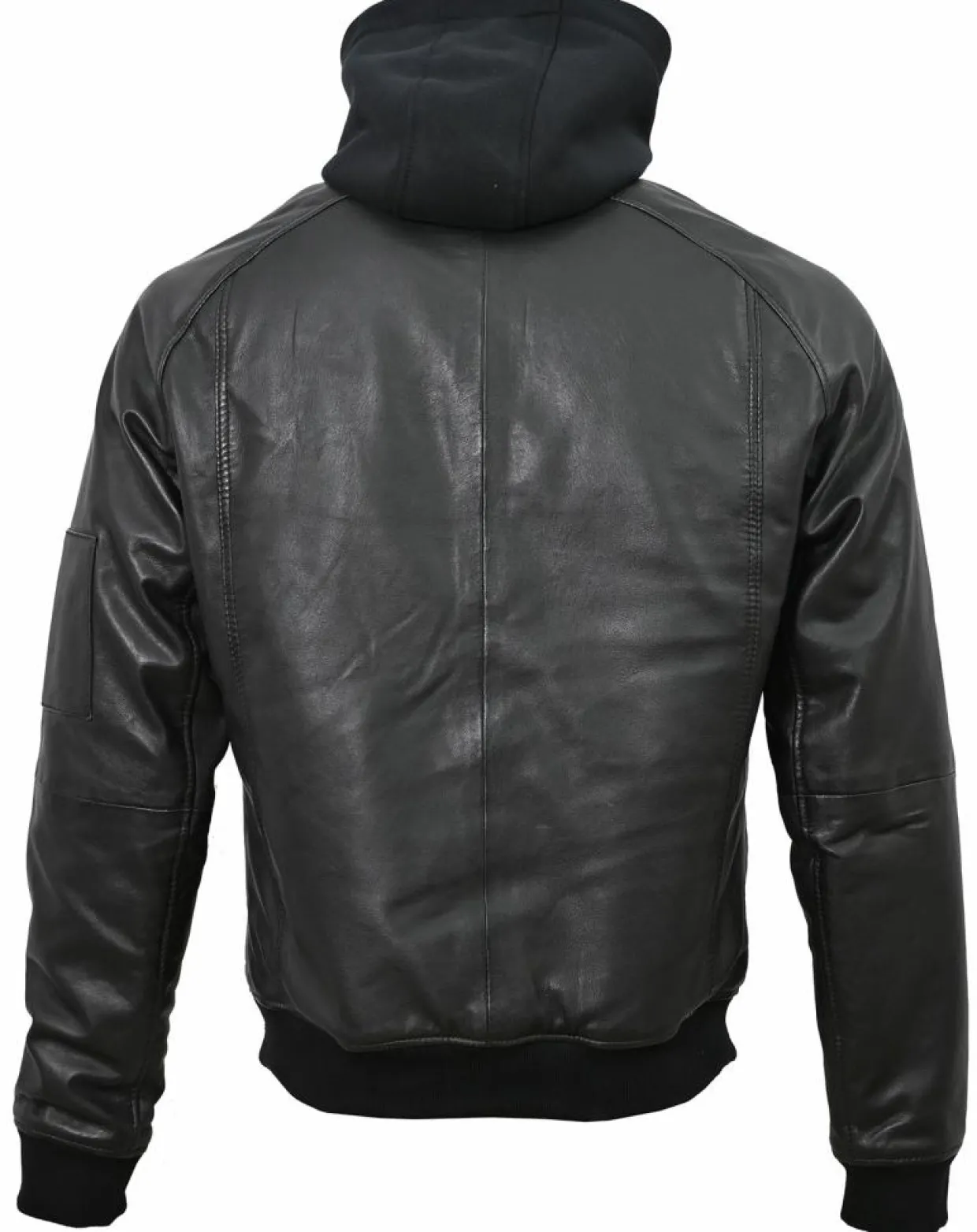 Homme Chyston Vestes, Blousons^Veste en Cuir Jul noire