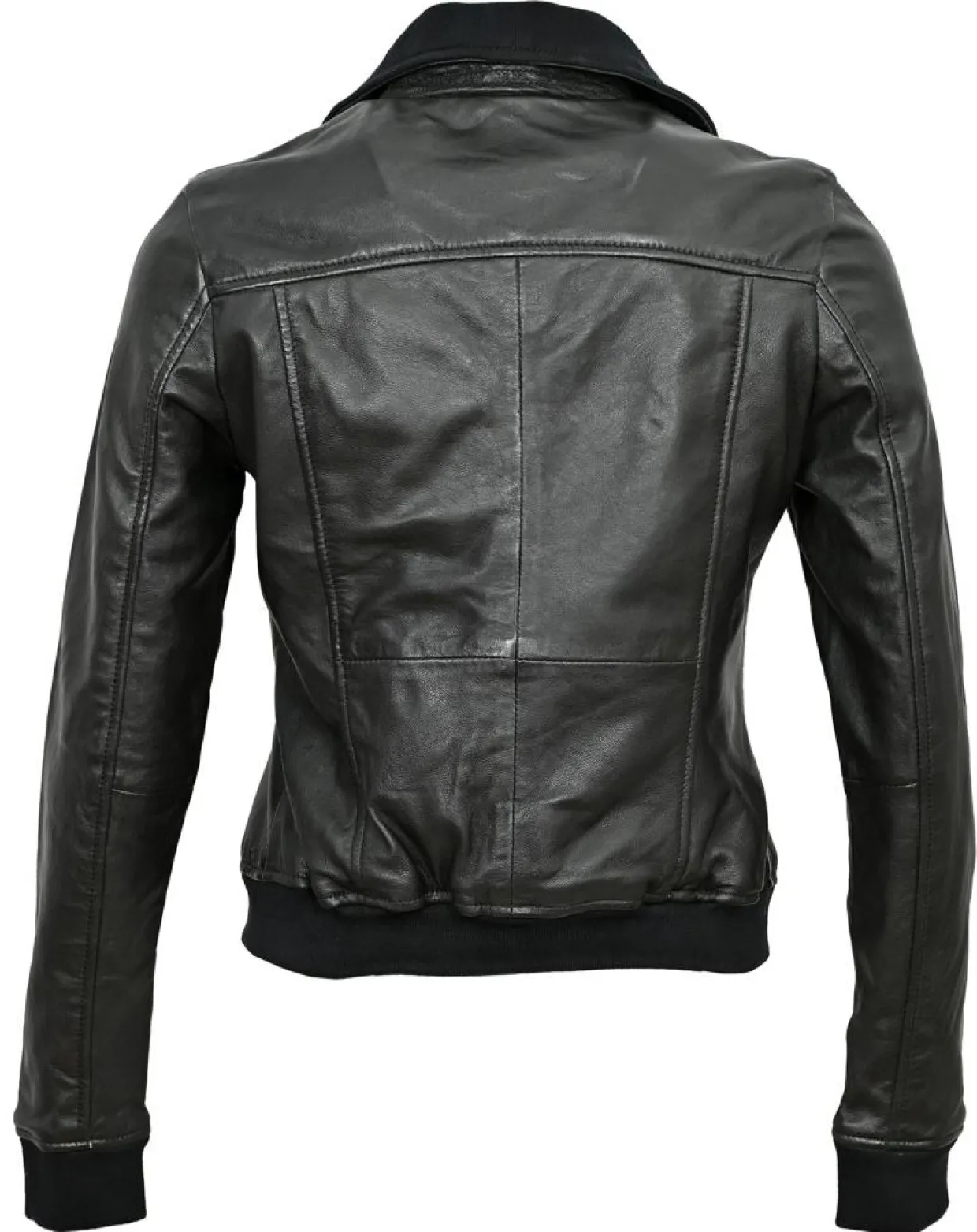Femme Chyston Vestes, Blousons^Veste en Cuir Kaia noire
