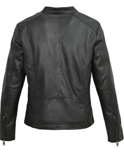 Homme Chyston Vestes, Blousons^Veste en Cuir Ornelle noire