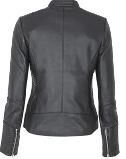 Femme Chyston Vestes, Blousons^Veste en Cuir Rosalie noire