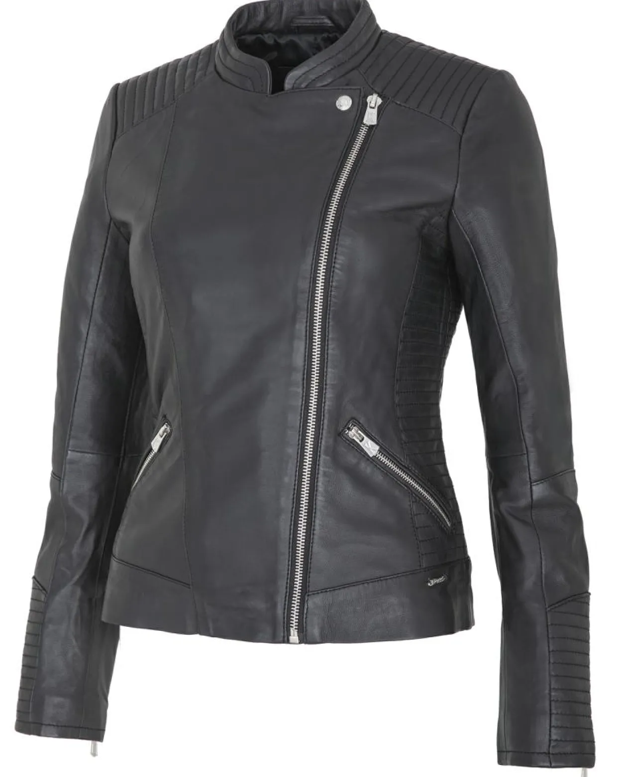 Femme Chyston Vestes, Blousons^Veste en Cuir Rosalie noire