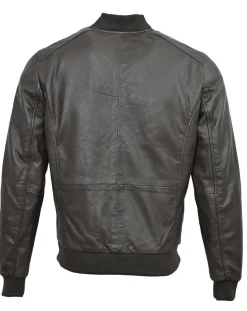 Veste en Cuir Theo marron-Chyston Online