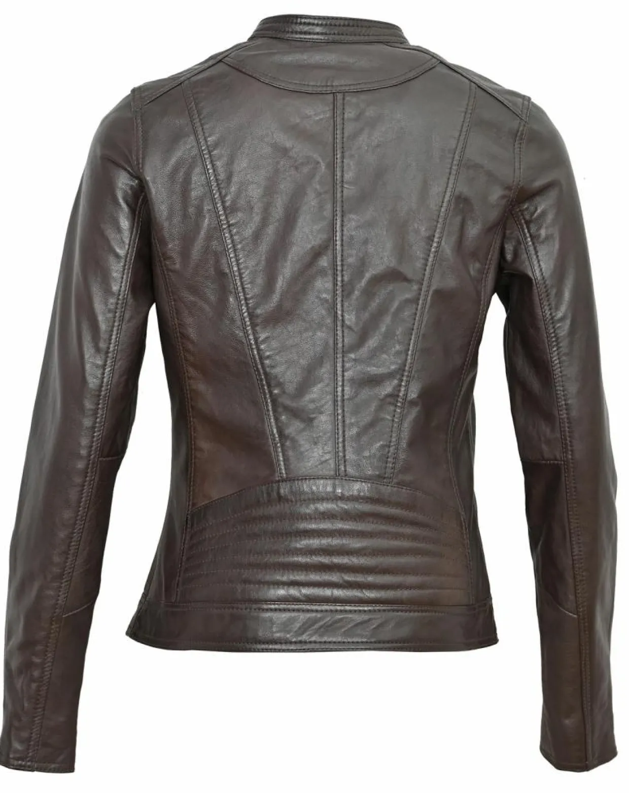 Veste en Cuir Tia marron-Chyston Best