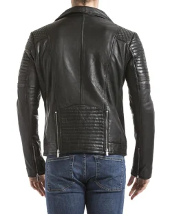 Homme Blue Wellford Vestes, Blousons^Veste en cuir Varus noire