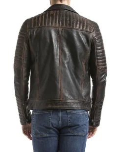 Homme Blue Wellford Vestes, Blousons^Veste en Cuir Zambezi noir vintage