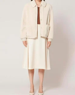Femme Zapa Vestes, Blousons^Veste en Fausse Fourrure Balian écrue