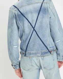 Homme Scotch & Soda Vestes, Blousons^Veste en jean bleue