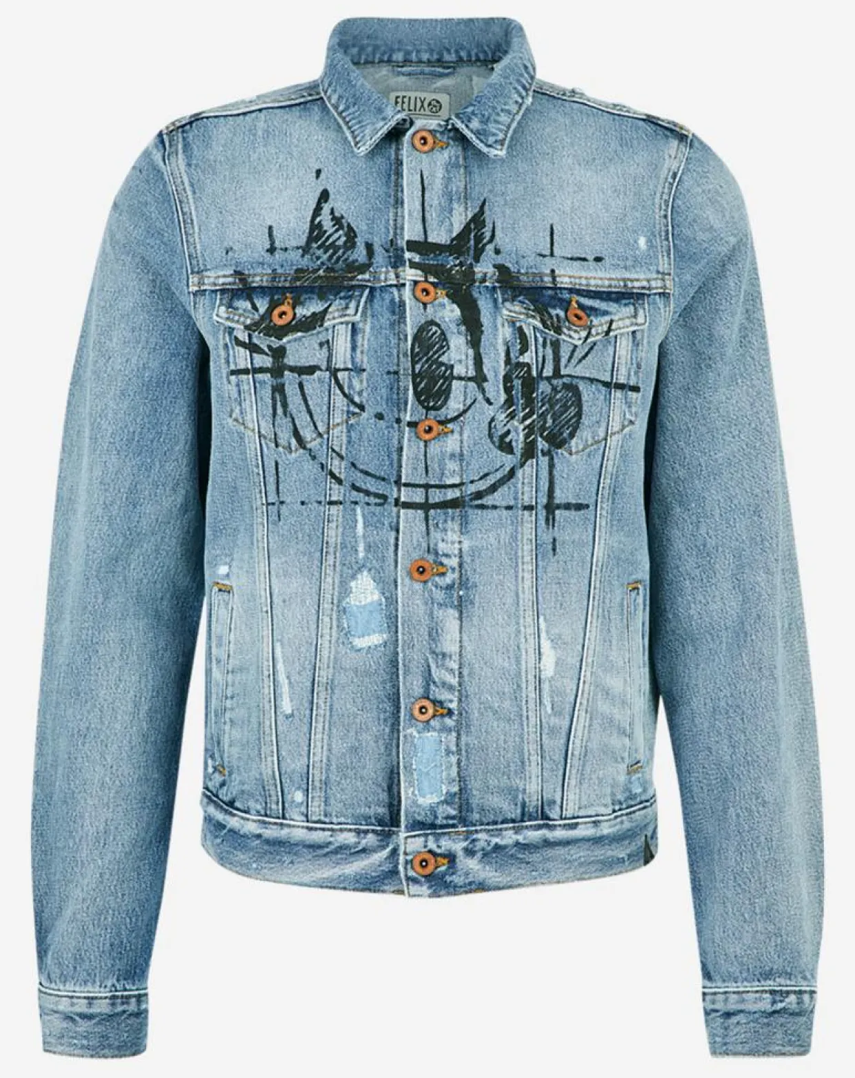 Homme Scotch & Soda Vestes, Blousons^Veste en jean bleue