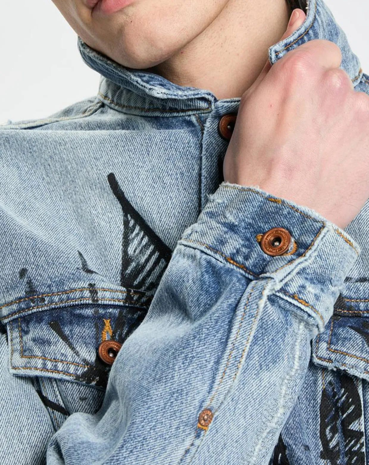 Homme Scotch & Soda Vestes, Blousons^Veste en jean bleue