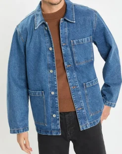 Homme Marc O'Polo Vestes, Blousons^Veste en jean bleue