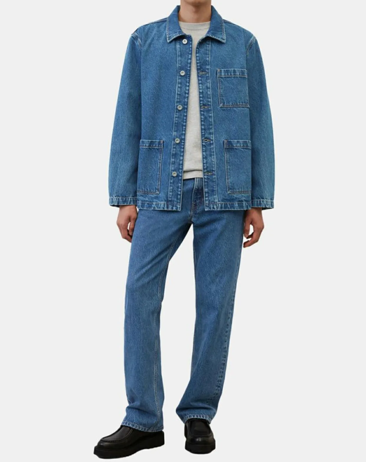 Homme Marc O'Polo Vestes, Blousons^Veste en jean bleue