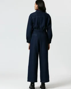 Veste en jean Salomé bleue-The Korner Outlet