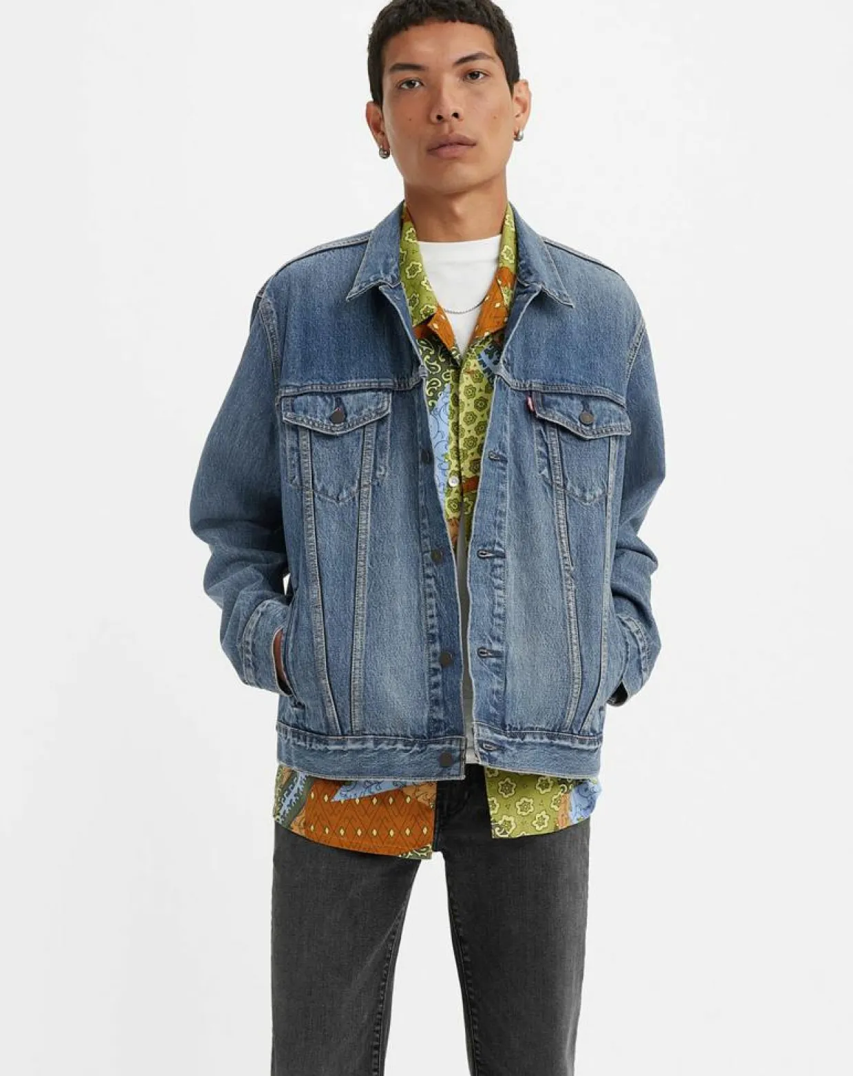 Veste en jean The Trucker original bleu moyen-Levi's® Sale