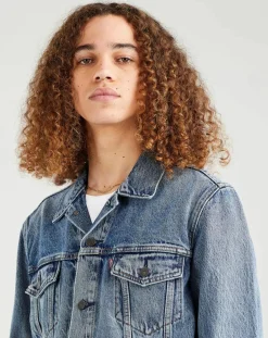 Veste en jean The Trucker original bleu moyen-Levi's® Sale